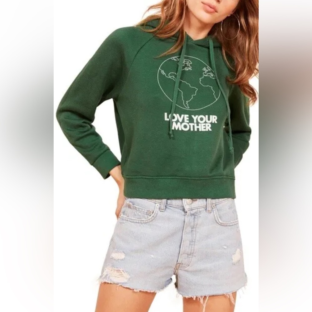 Love your mother Reformation hoodie sweatshirt sweater! Sustainability 🌍